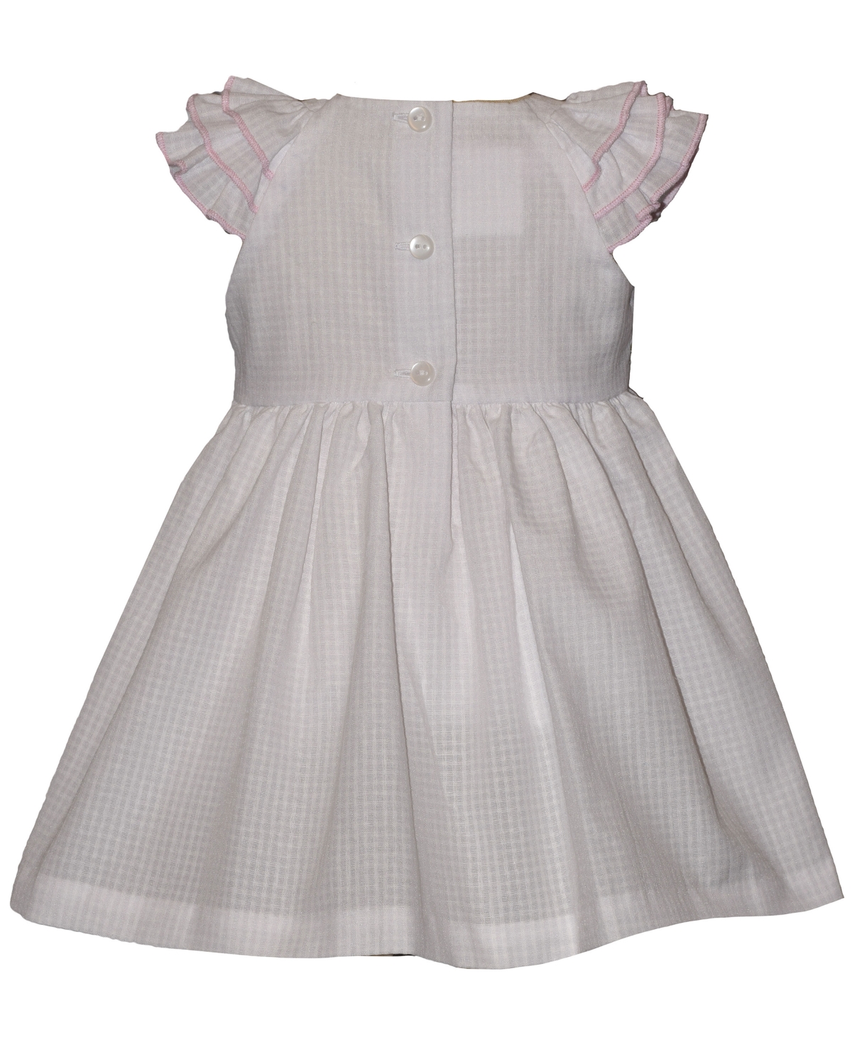 Bonnie Baby Girls' Embroidered Roses Smocking Dress and Bloomers