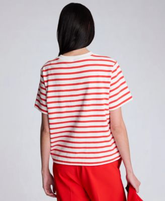 Women's Striped Crewneck T-Shirt