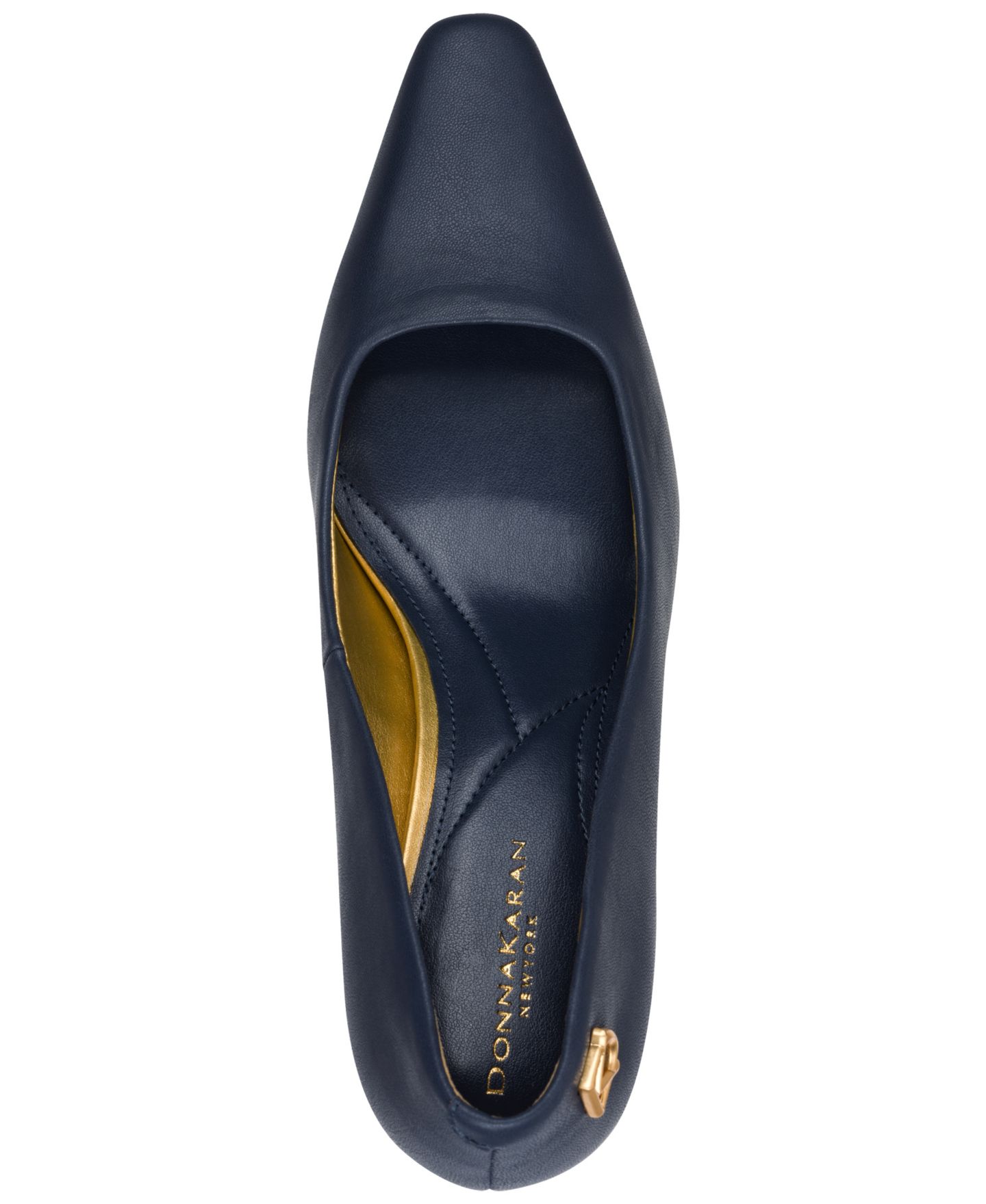 Женские туфли Donna Karan New York Savita Mid Stiletto Heel Pumps, цвет: Тёмно-синий — фото 4