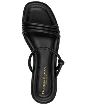 Women's Tafeta Multi Band Heeled Sandals