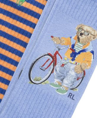 Men's Printed Crew Socks, 6-Pack