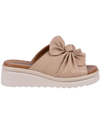 Women's Harlow Bow Wedge Sandals