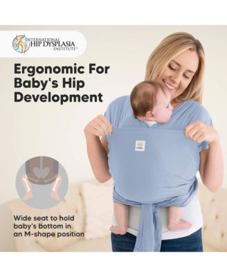 D-Lite Baby Wrap Carrier, Adjustable Baby Carrier, Baby Sling, Newborn, Infant, Toddler 7-44lbs