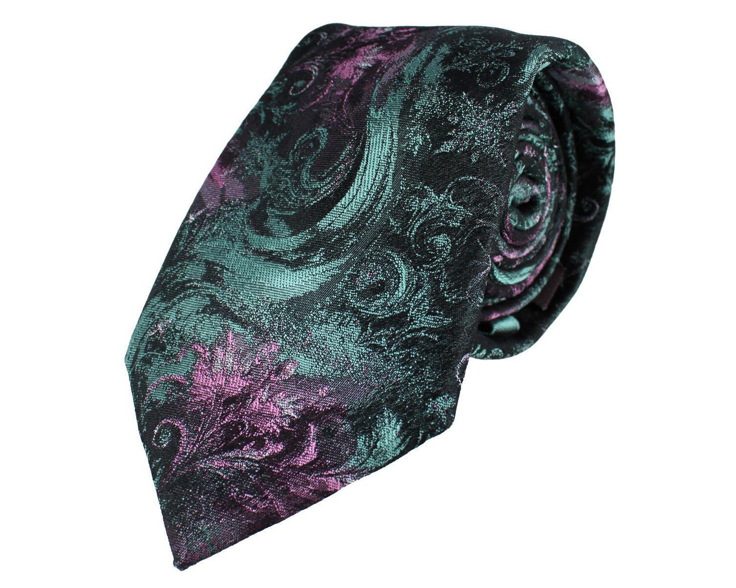 Big & Tall Arcane Storm Silk Novelty Neck Tie