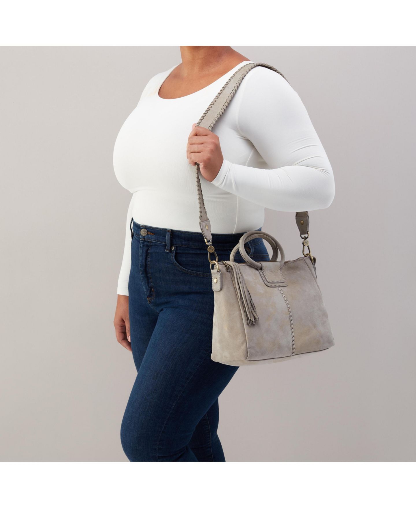 Женская сумка HOBO Sheila medium women handbag, цвет: Золотой — фото 4