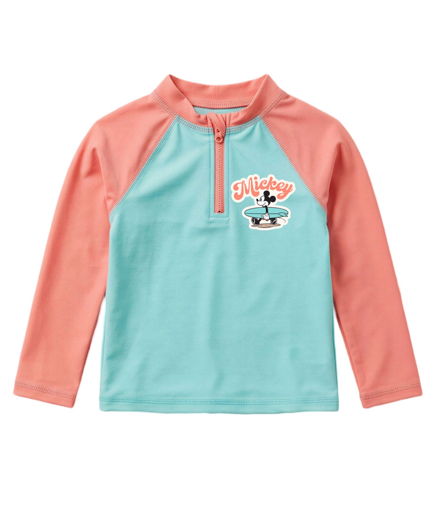 Baby Boys' Mickey Rashguard Top, Cover-Up, Swim Shorts and Bucket Hat, 4-Piece Set