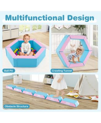 3 Piece Baby Foam Climbing Set with 100 Ocean Balls