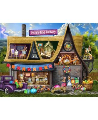 Peter's Egg Factory 300 piece Jigsaw Puzzle for Adults Easter