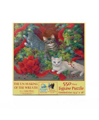 The Unmaking of the Wreath 550 piece Jigsaw Puzzle for Adults Christmas