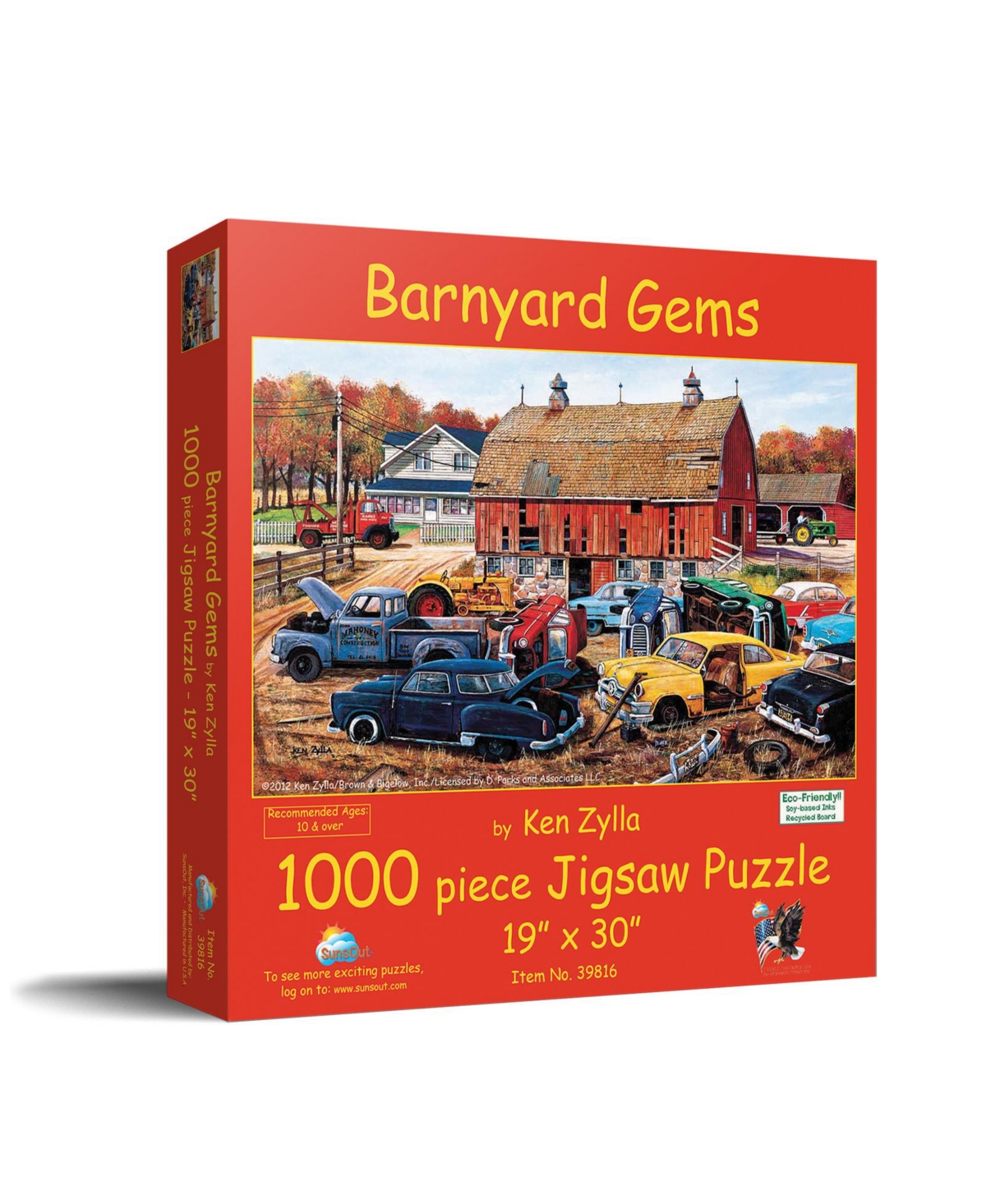 SunsOut Barnyard Gems 1000 piece Jigsaw Puzzle for Adults