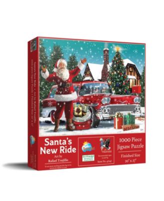 Santa's New Ride 1000 piece Jigsaw Puzzle for Adults  Christmas