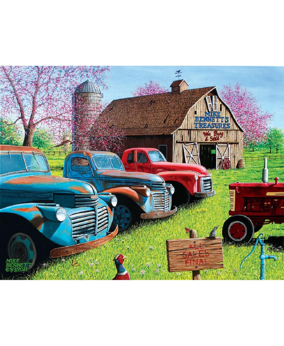 SunsOut Mike Bennett's Treasures 500 piece Jigsaw Puzzle for Adults