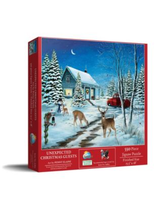Unexpected Christmas Guests 550 piece Jigsaw Puzzle for Adults Christmas