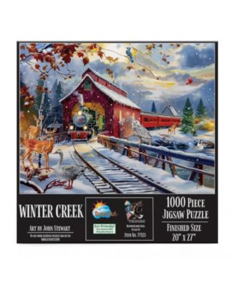 Winter Creek 1000 piece Jigsaw Puzzle for Adults Christmas