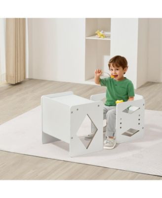 Weaning Table and Chair Set Montessori Kids Activity Table and Chair