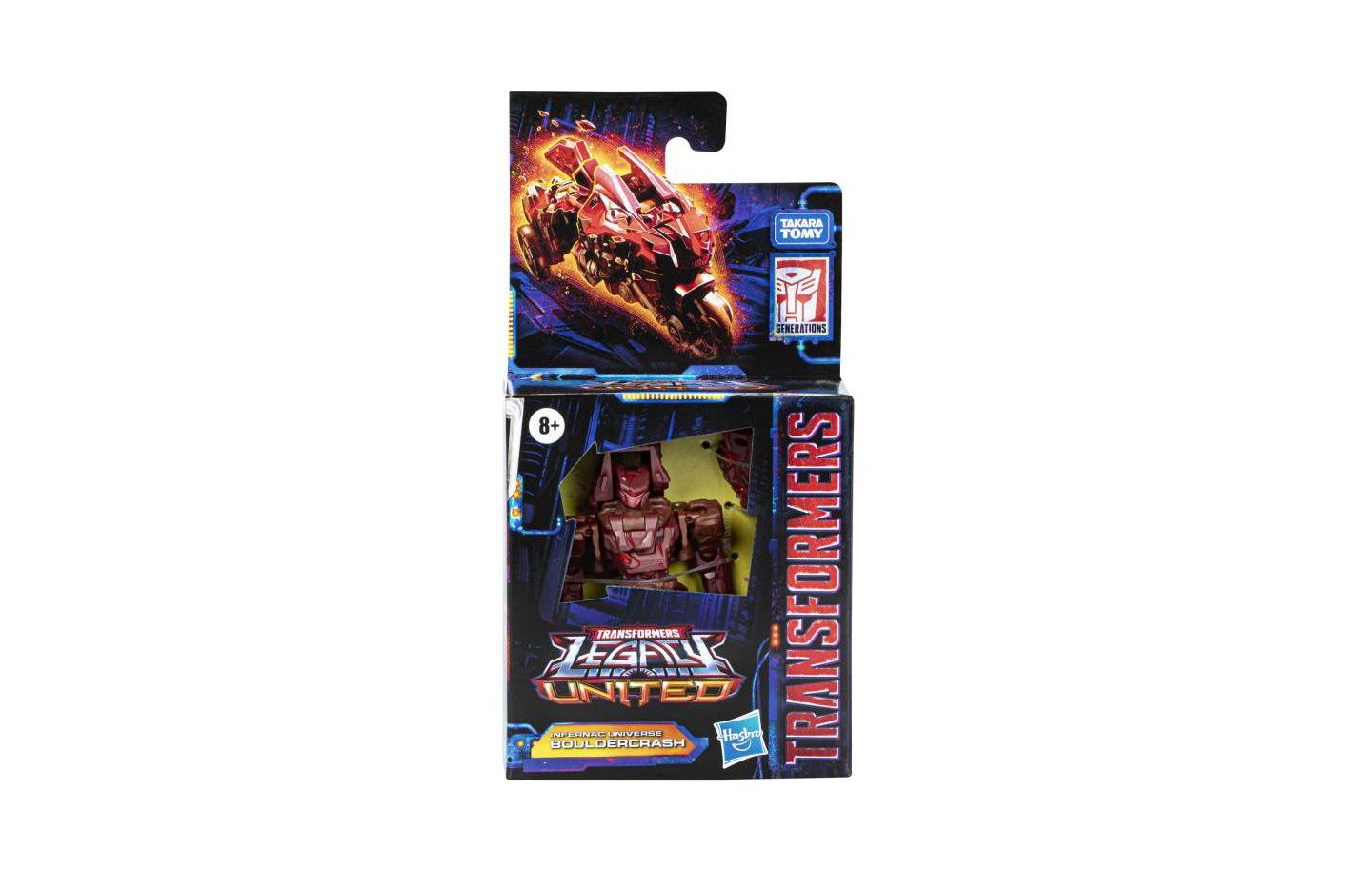 Детская фигурка Transformers Infernac Universe Bouldercrash 3.5" Action Figure, Ages 8+ — фото 1