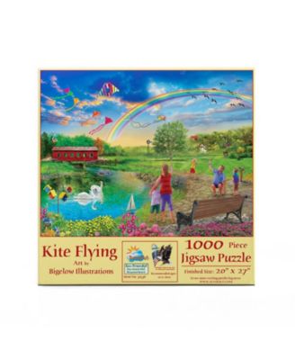 Kite flying 1000 piece Jigsaw Puzzle for Adults
