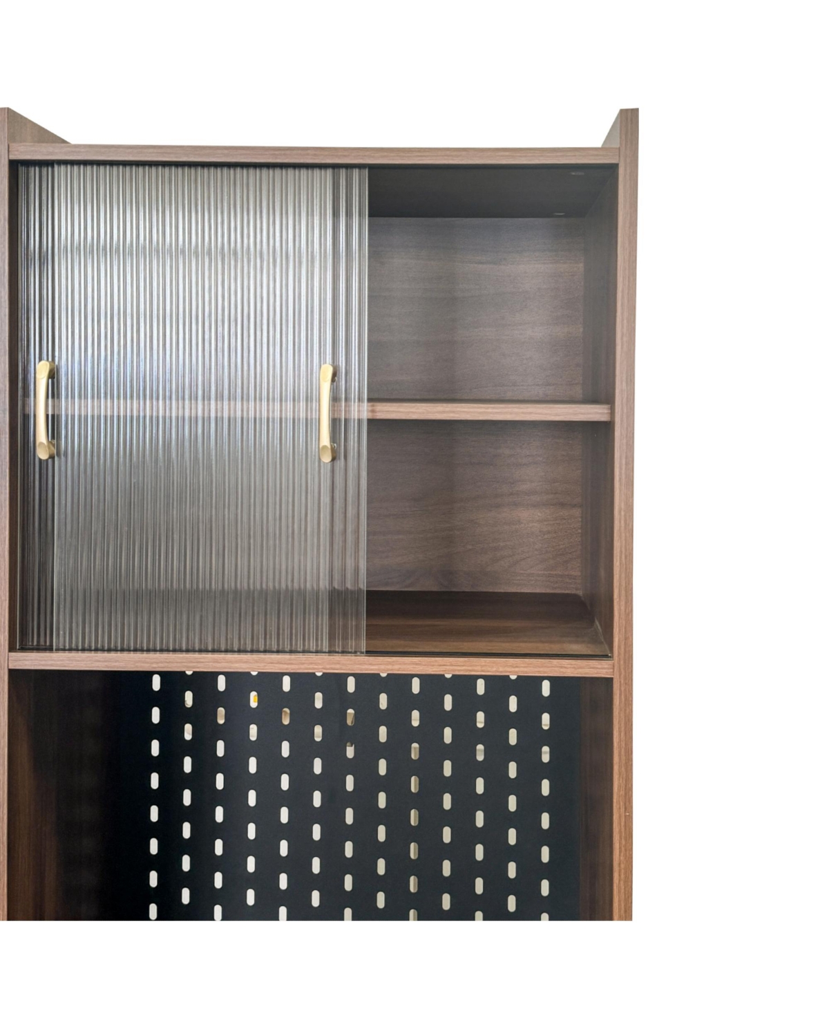 Streamdale Furniture Folding Desk with Storage for Small Spaces