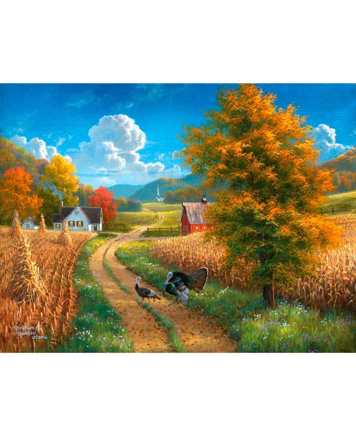 SunsOut A Season to be Thankful 500 piece Jigsaw Puzzle