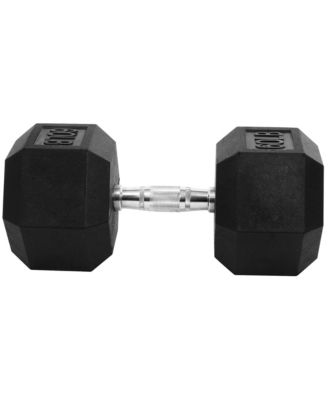 Hex Single Dumbbell Strength Training Workout Equipment, 60 lb