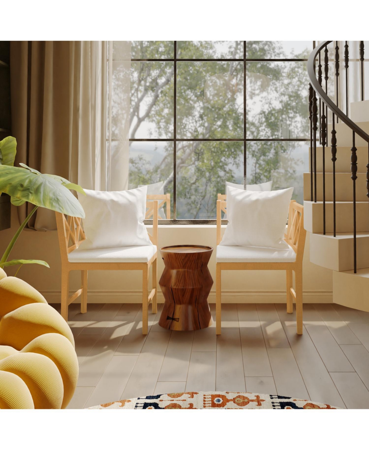 Streamdale Furniture Farmhouse Modern Dining Corner - Chairs Set of 2