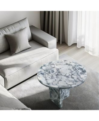 Marble Coffee Table - 17.7"