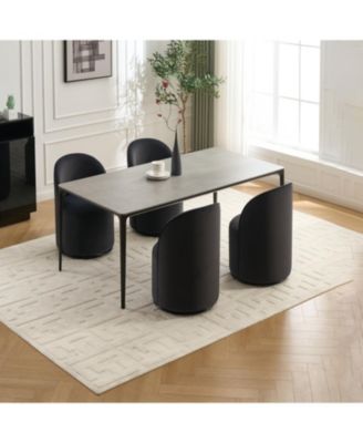 Upholstered Swivel Barrel Dining/Accent Chair