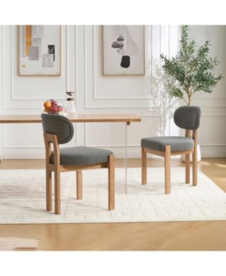 Modern Fabric Upholstered Dining Chairs