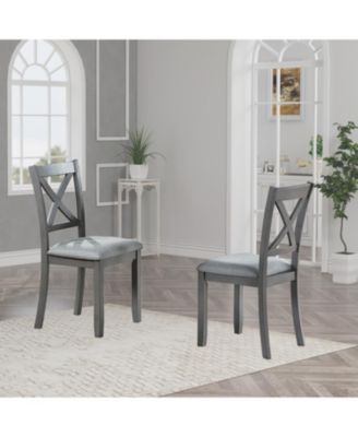 Streamdale   Dining Chairs Set of 4, Padded Seat