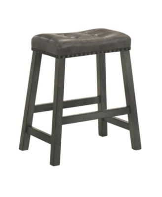 Rustic Backless Counter Stool Set of 2 - 25" Farmhouse Barstools