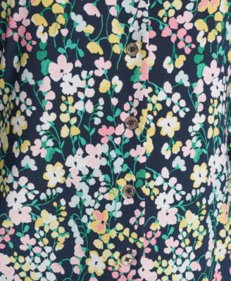 Women's Floral Long-Sleeve Shirt