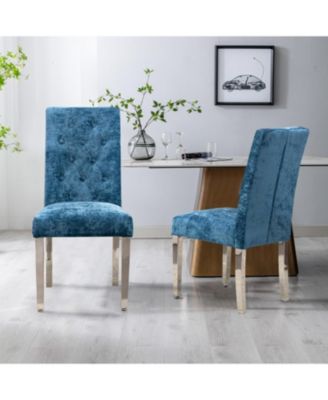 Streamdale Modern Velvet Dining Chairs (Set of 2)