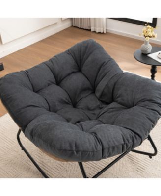 Chenille Rocking Accent Chair