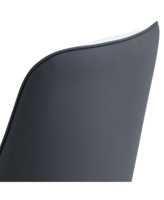 Modern Dual Tone PU Leather Dining Chairs