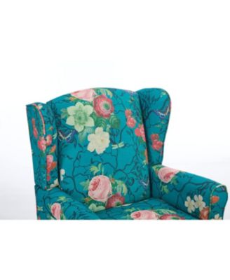 Floral Cyan Chair