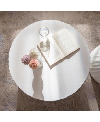  Nesting Coffee Table Set - Round Wood Modern Accent Tables