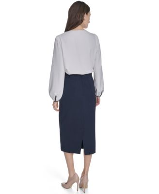 Women's Long-Sleeve Side Tie Top