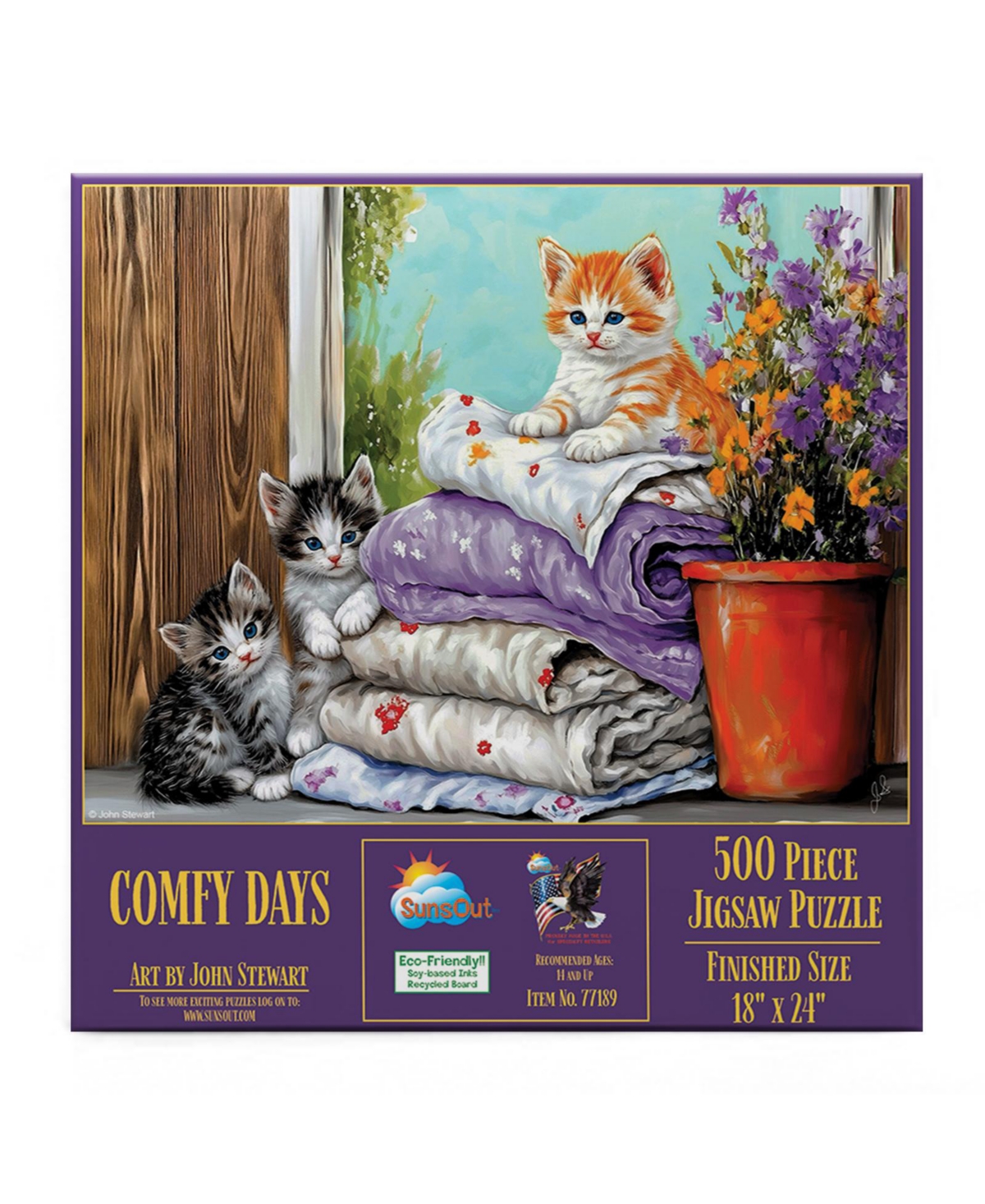 SunsOut Comfy Days 500 piece Jigsaw Puzzle for Adults