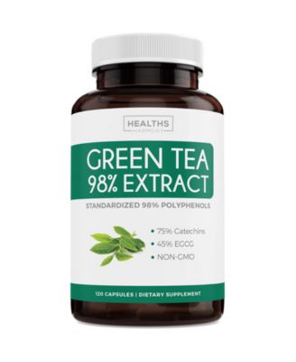 Green Tea Extract Capsules, Antioxidant and Weight Loss Supplement, Health's Harmony, 120ct