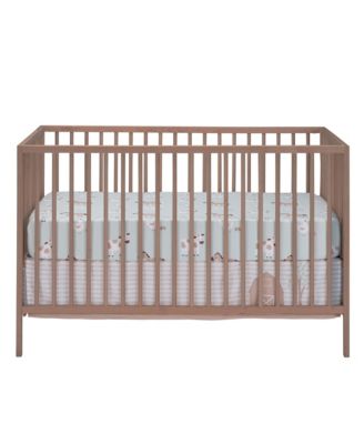 Baby Farmyard Friends Sage Green Nursery Fitted Crib Sheet