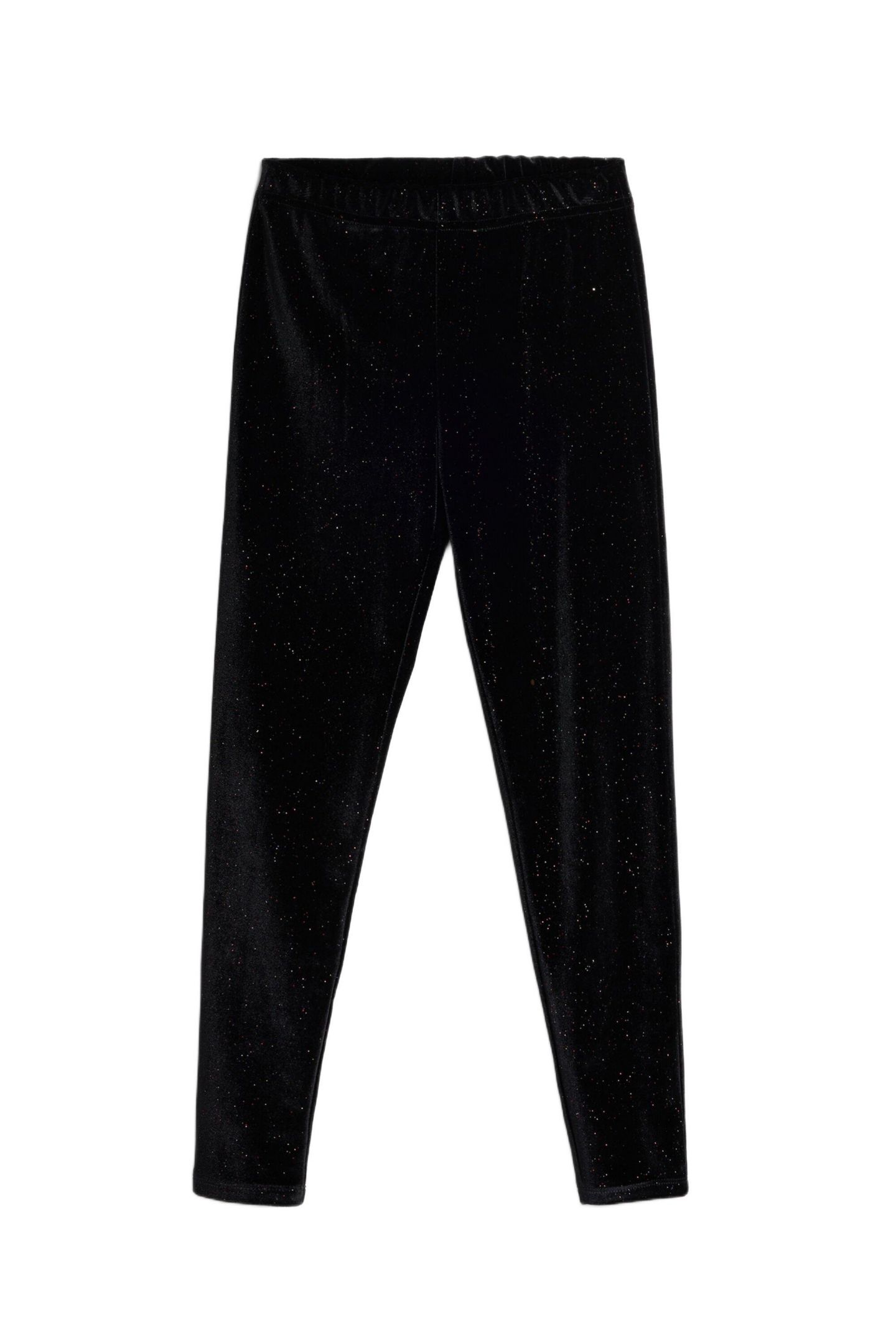 Леггинсы Desigual Girls's Leggings With Worn Effect для девочек, цвет: Чёрный — фото 1