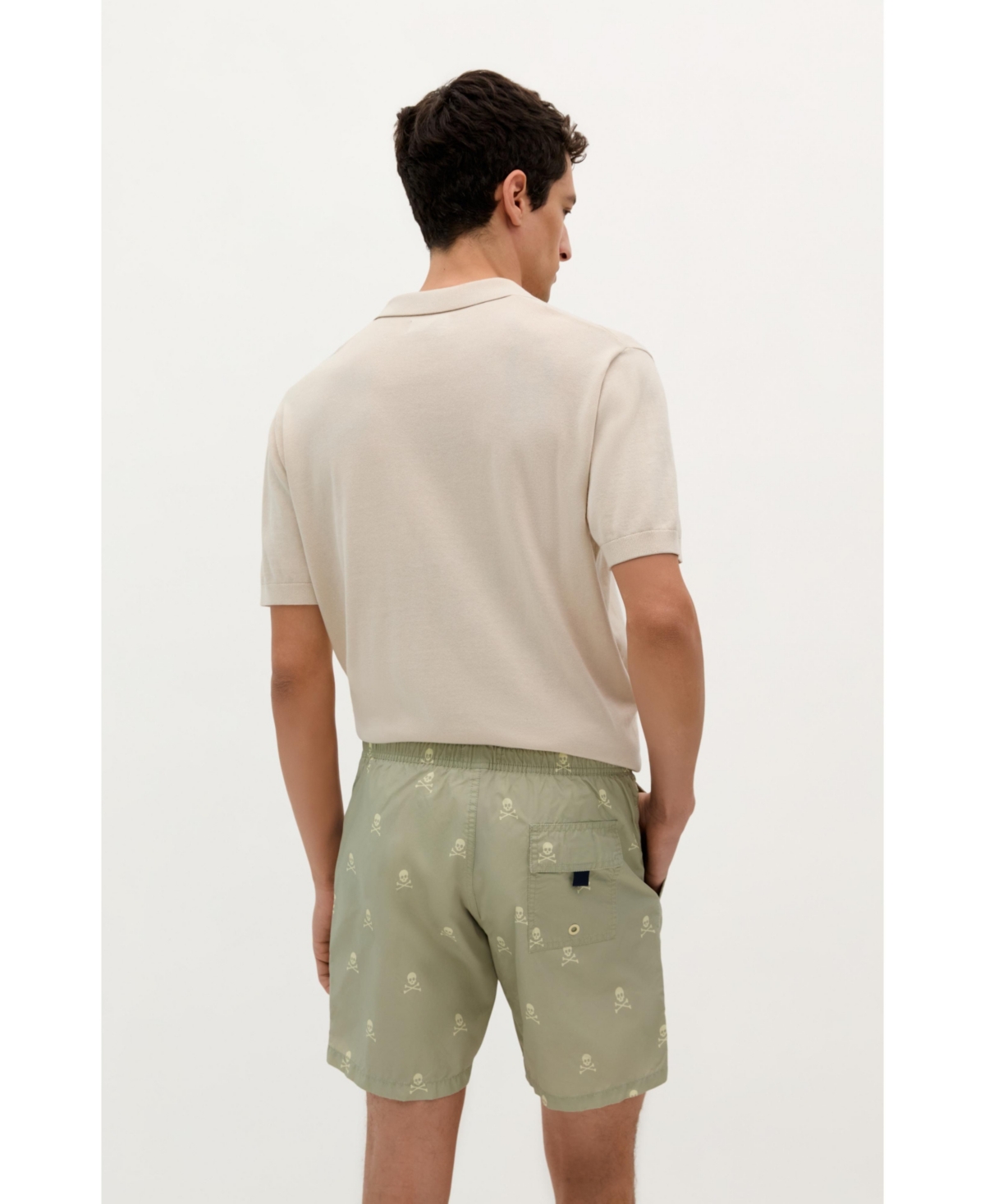 Scalpers Men's Classic Skull Swimsuit