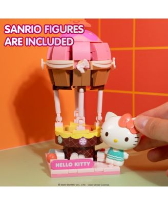 Sanrio Hello Kitty and Friends  Summer Wunderland Mini  Cute Water Theme Park Building Block Set Fan Gift, Party Favor, Collectible Toy