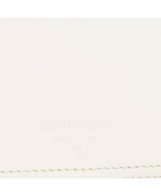 White Leather La Ceinture Carree Pouch Belt