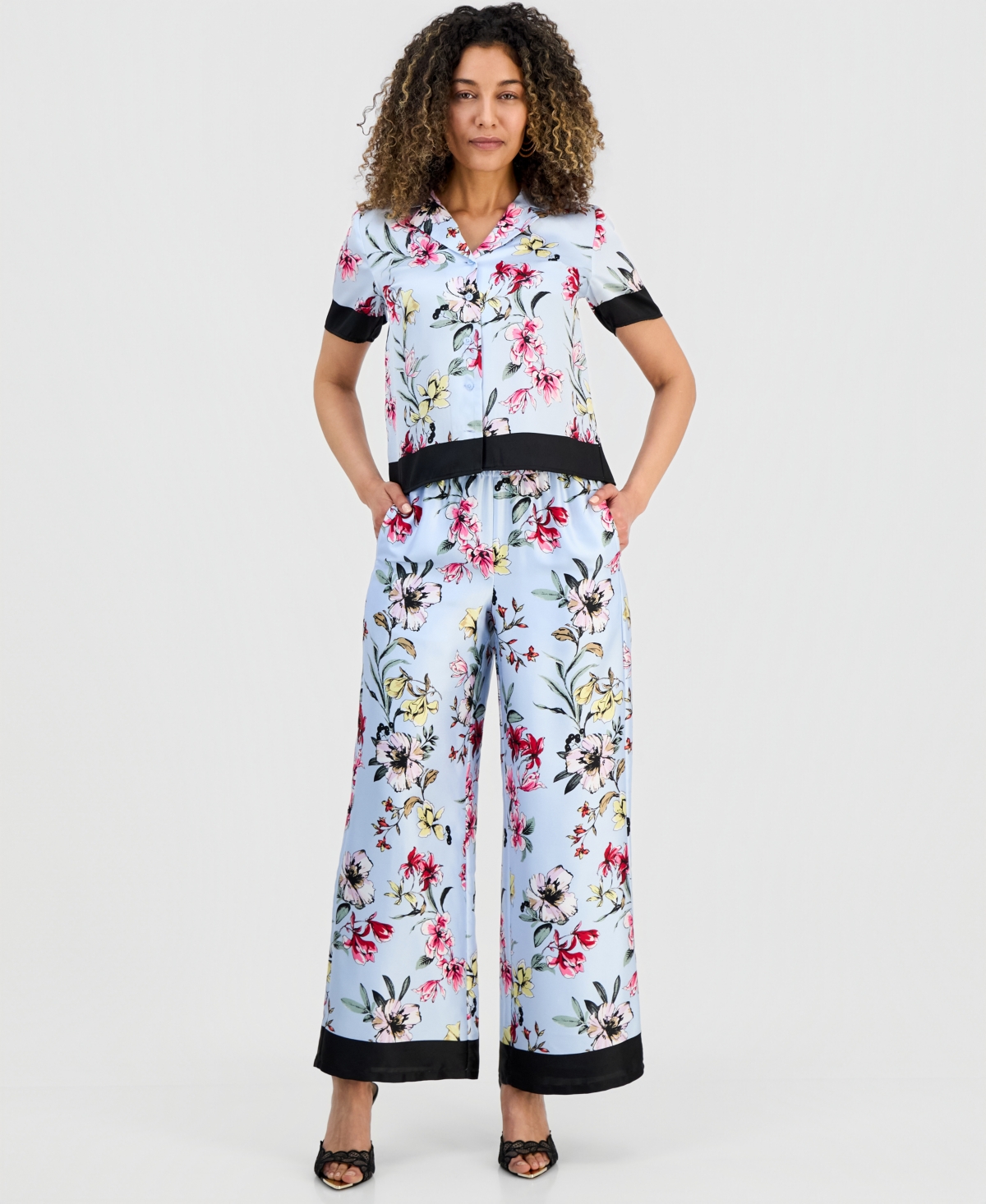 I.n.c. International Concepts Petite Colorblocked Shirt, Macy's Exclusive