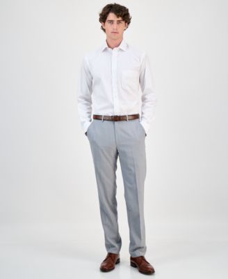 Men's Regular Fit Pinpoint Dress Shirt, Created for Macy's
