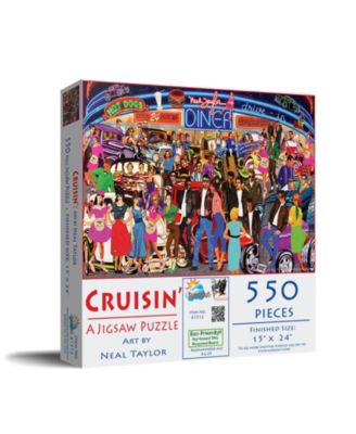 Cruisin 550 piece Jigsaw Puzzle for Adults