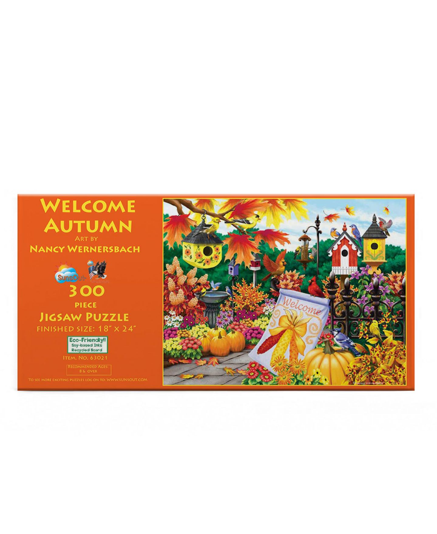 Детский пазл SunsOut Welcome Autumn 300-Piece Jigsaw Puzzle, Ages 15+ — фото 2
