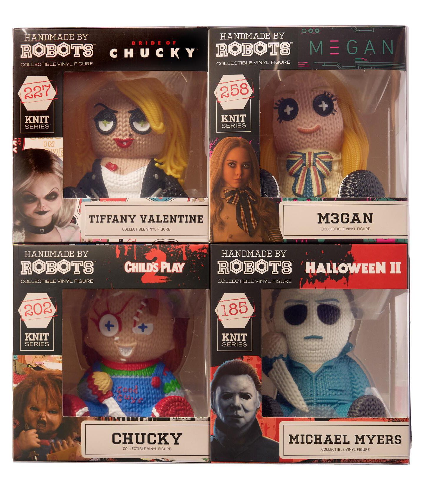 Детские фигурки Handmade By Robots Universal Horror 6.2" 4-Piece Vinyl Figures, 14 Years & Up — фото 1