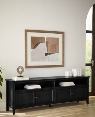 55" Solid Wood Hedworth Rectangle Coffee Table